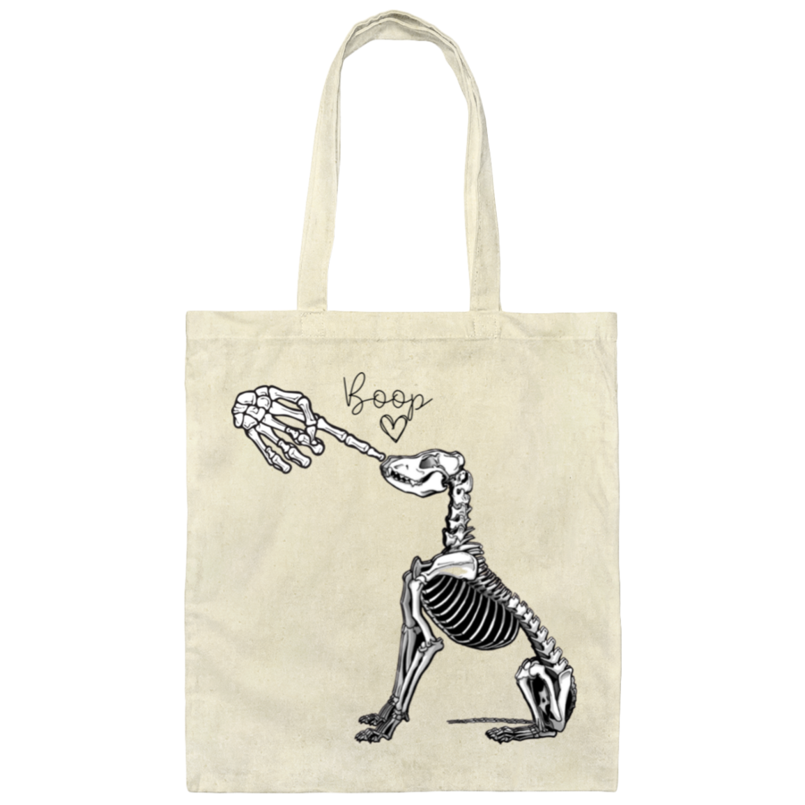 Skeleton Doggy Tote Bag