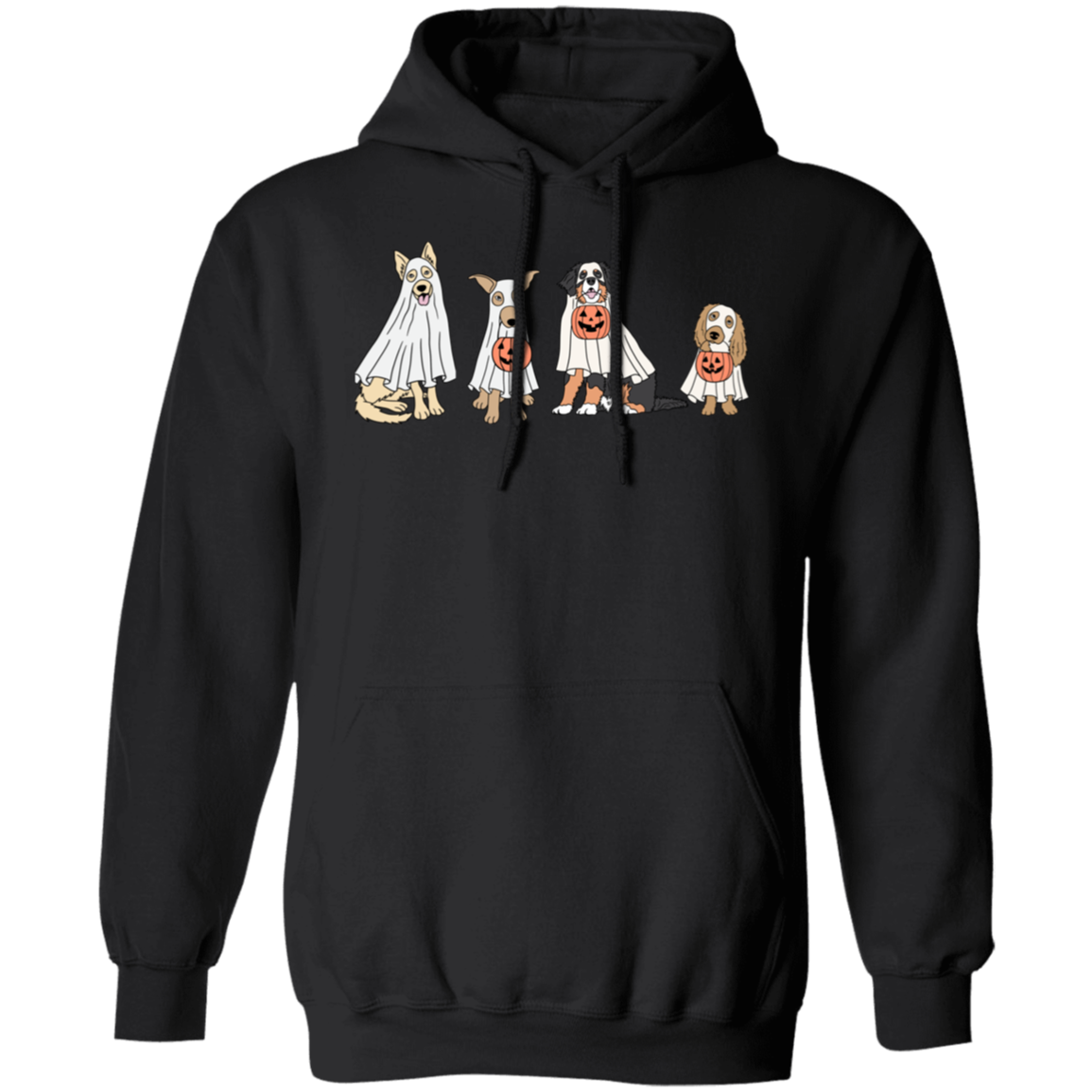 Ghostly Paws Pullover Hoodie