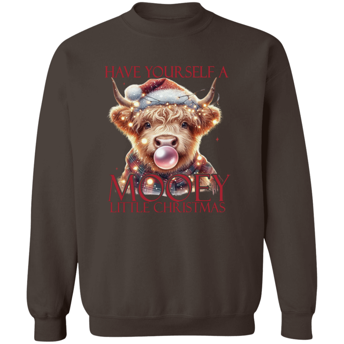 Mooey Little Christmas Crewneck Sweatshirt