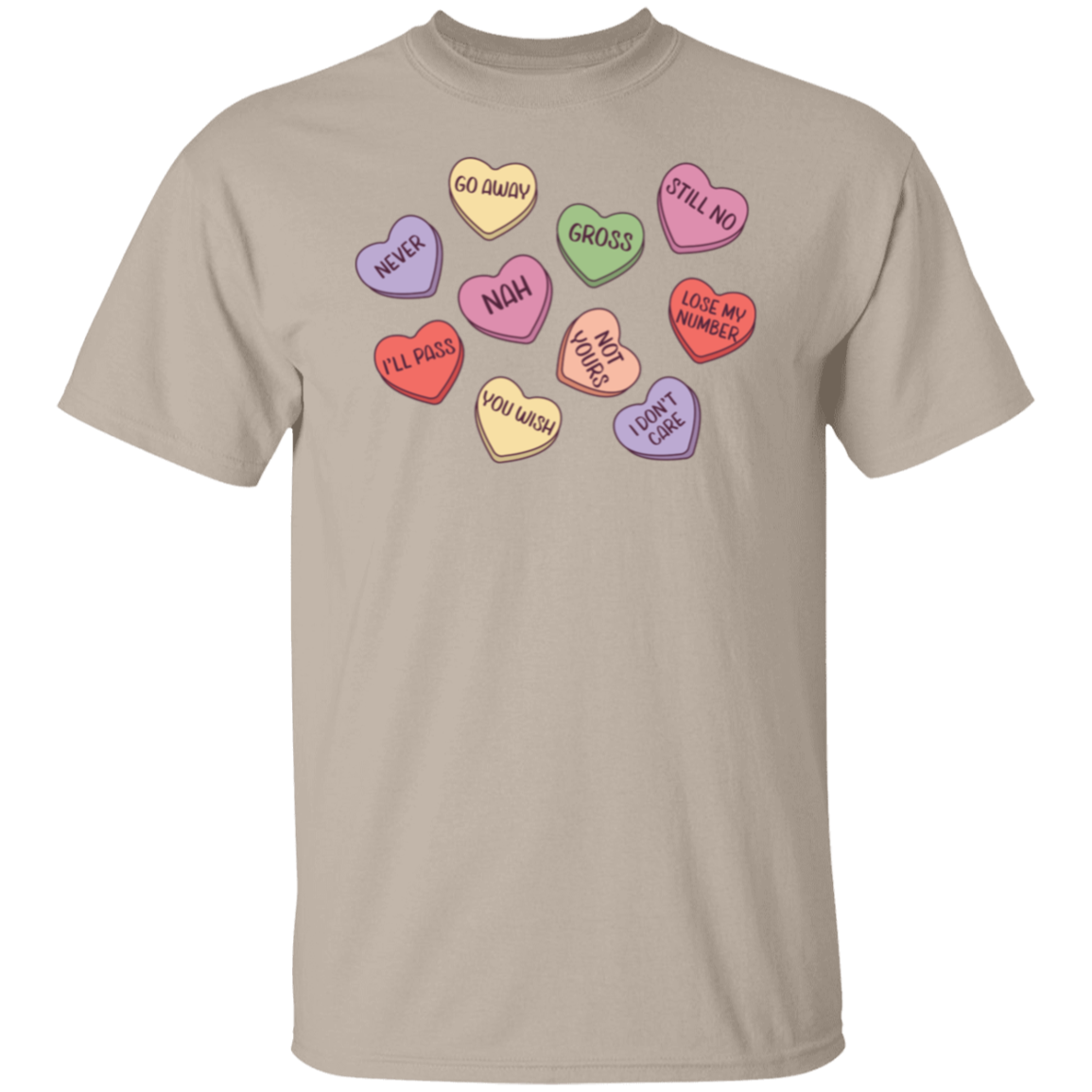 Candy Heart Conversations T-Shirt