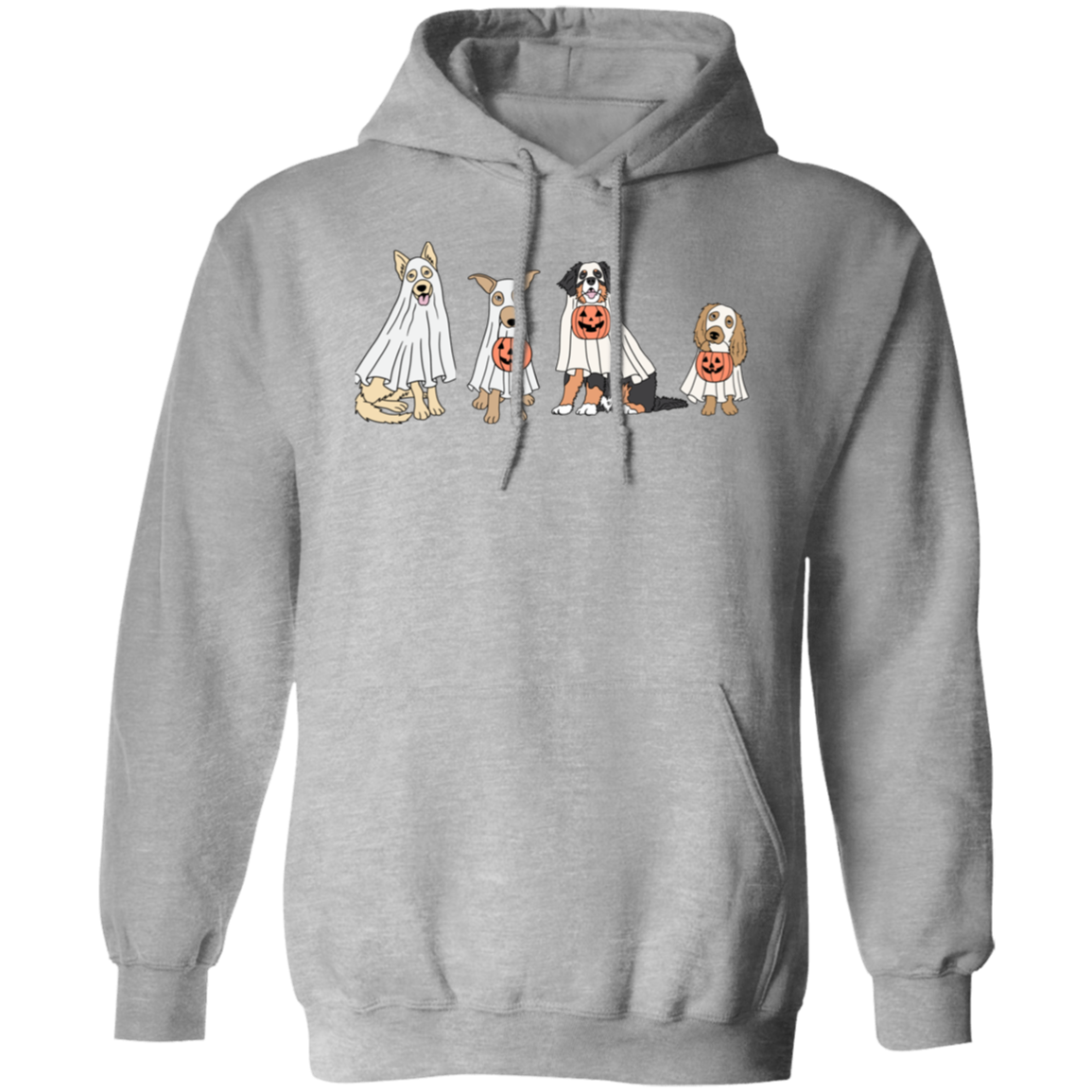 Ghostly Paws Pullover Hoodie