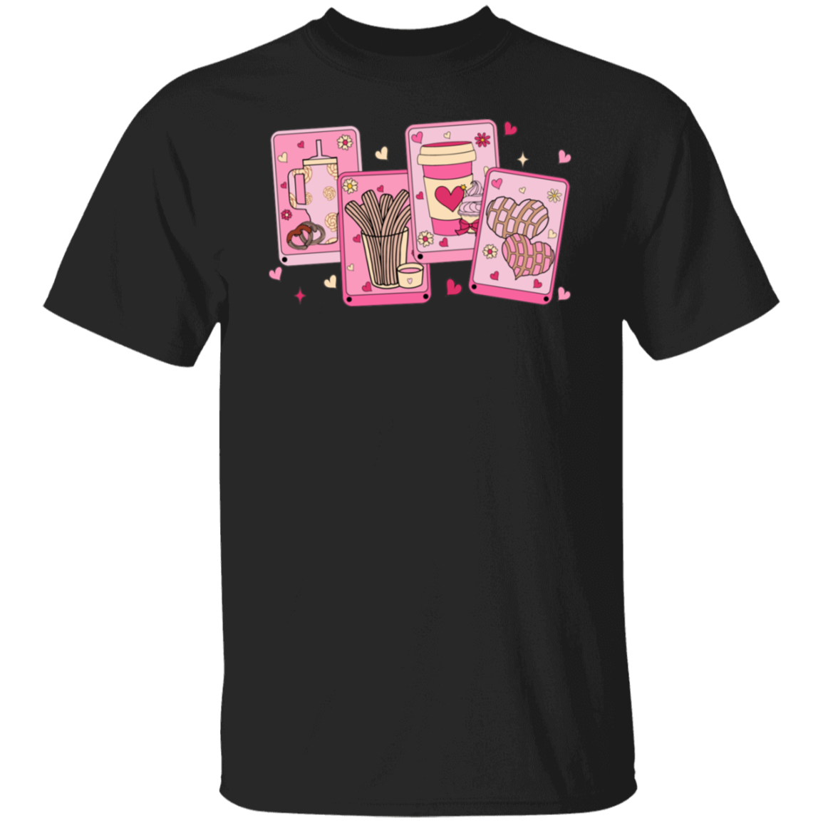 Pan Dulce y Amor Tarot Cards Tee