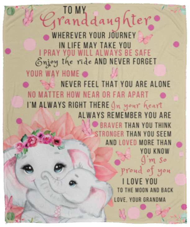 Forever Grandmas Love Fleece Blanket