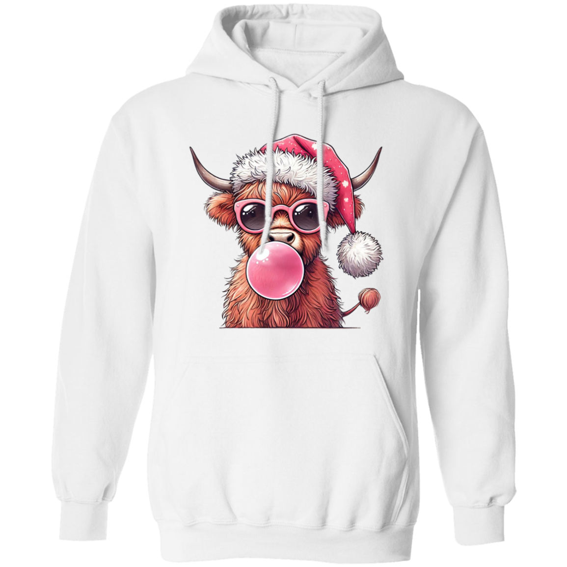 Highland Cow & Candy Cheer Hoodie
