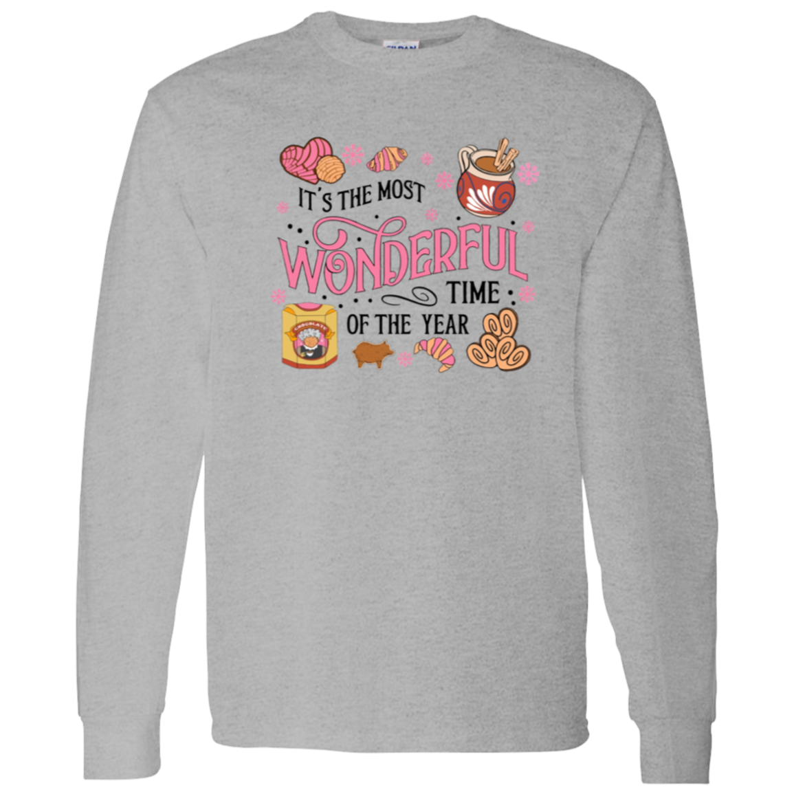 Sweet Vibes: Pan Dulce y Chocolate LS T-Shirt