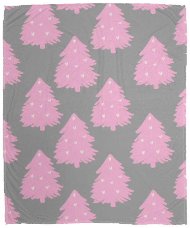 Pretty in Pink Cozy Fleece Blanket