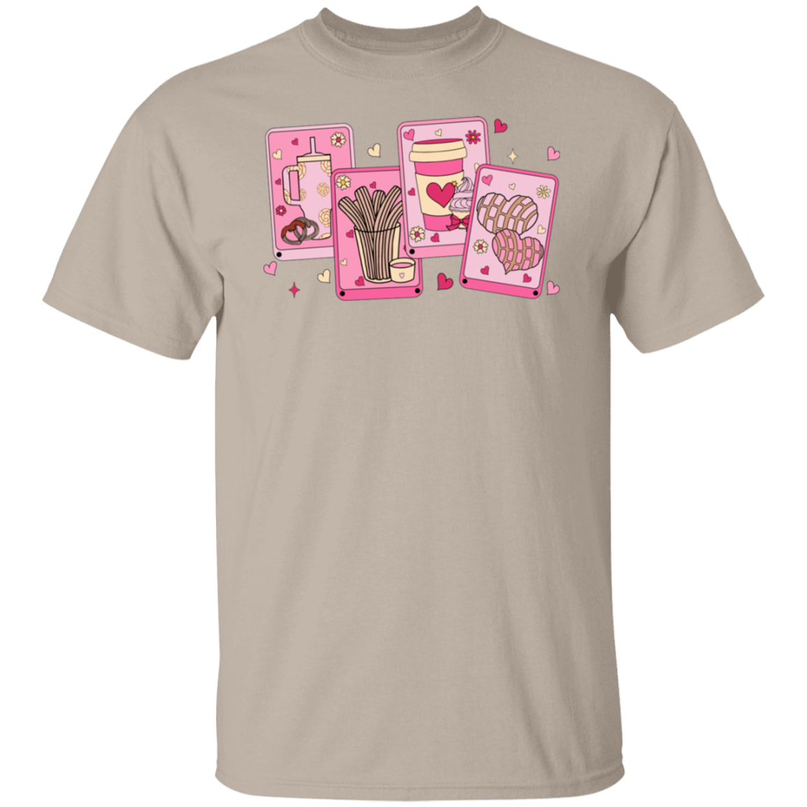 Pan Dulce y Amor Tarot Cards Tee
