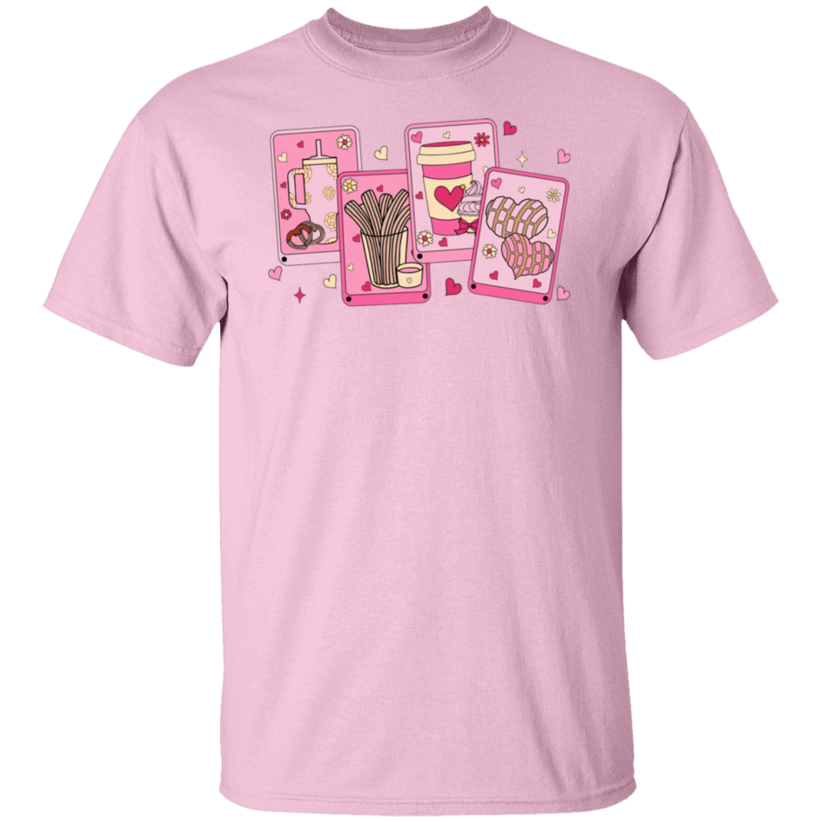 Pan Dulce y Amor Tarot Cards Tee