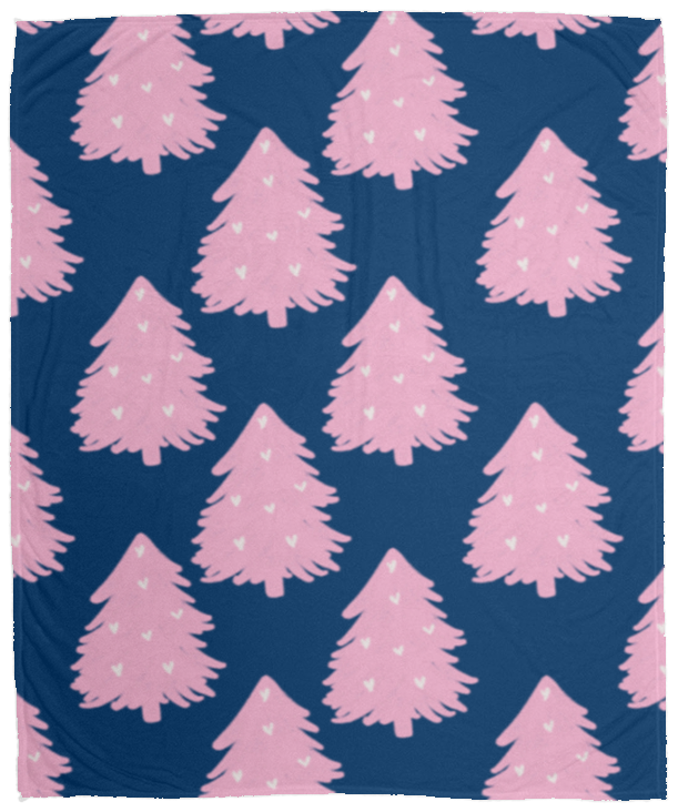 Pretty in Pink Cozy Fleece Blanket