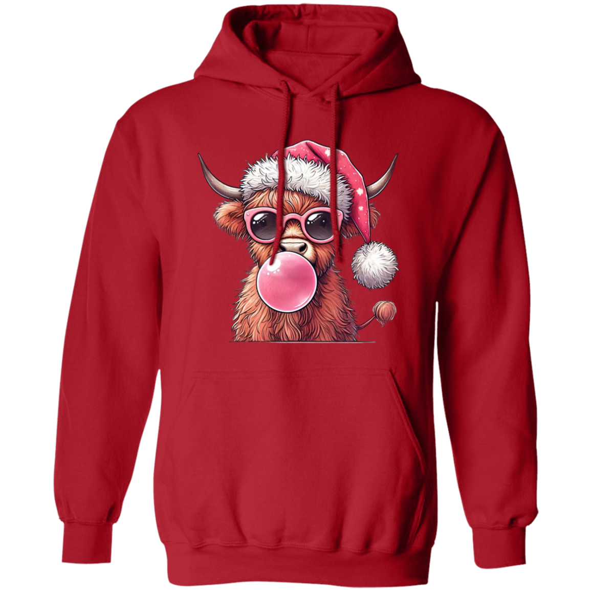 Highland Cow & Candy Cheer Hoodie