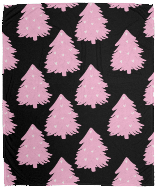 Pretty in Pink Cozy Fleece Blanket
