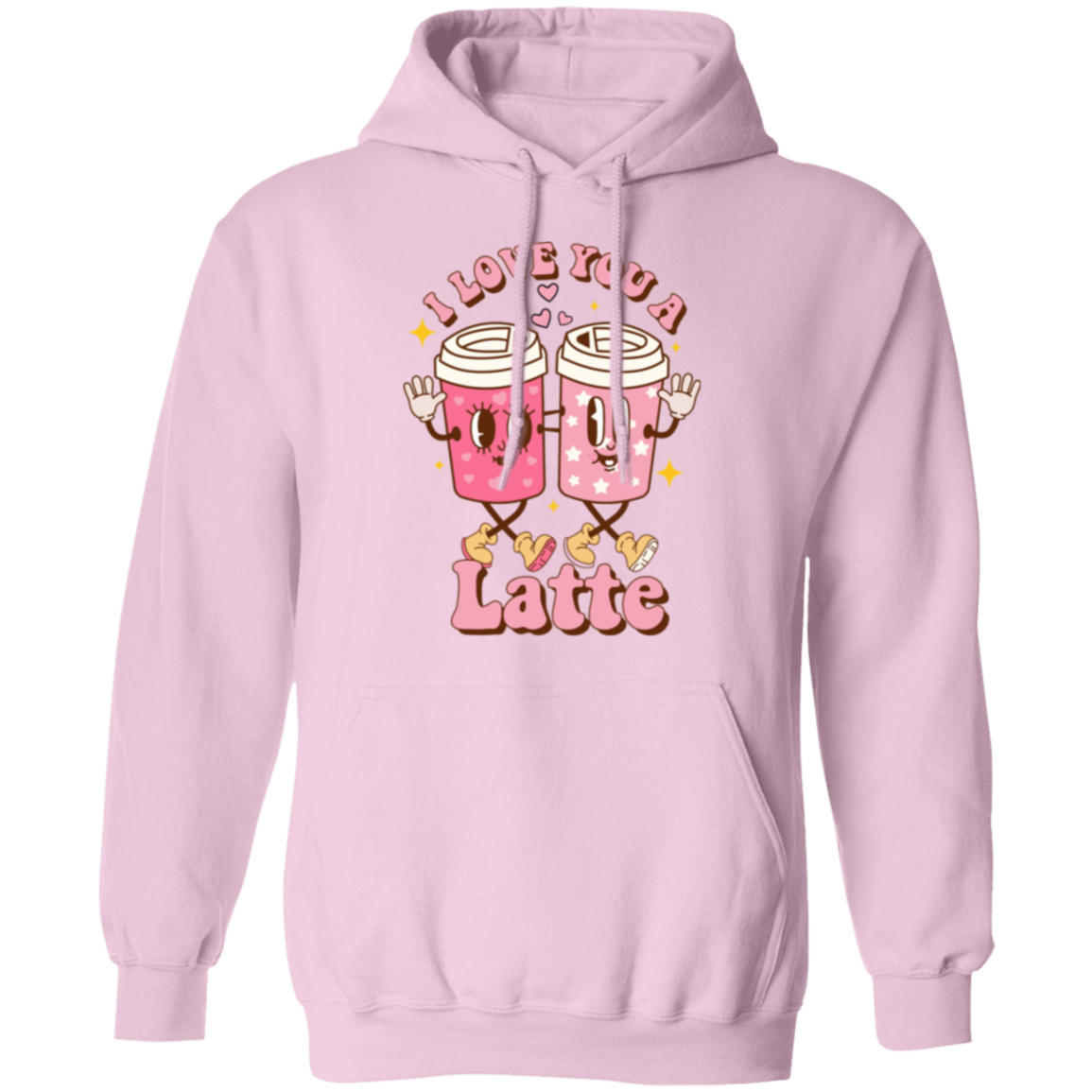 Love U a Latte Pullover Hoodie