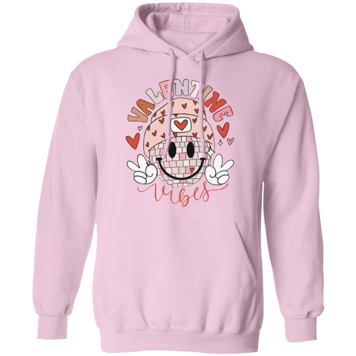 Valentine Vibes Pullover Hoodie