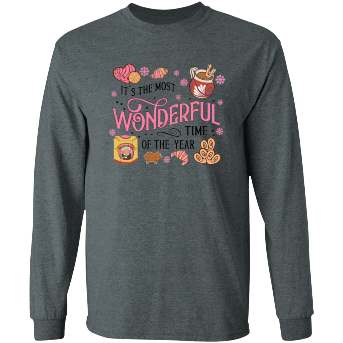 Sweet Vibes: Pan Dulce y Chocolate LS T-Shirt