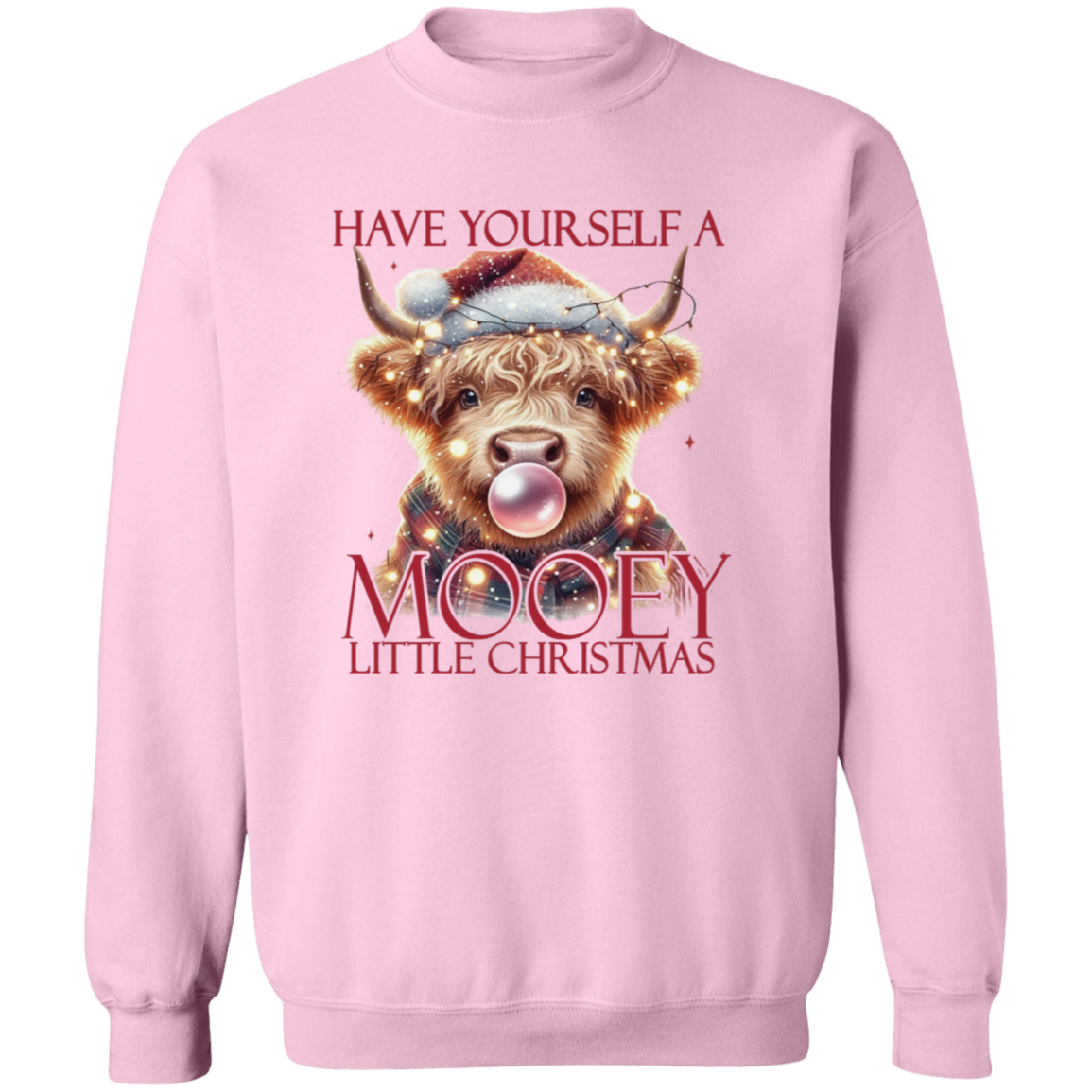 Mooey Little Christmas Crewneck Sweatshirt