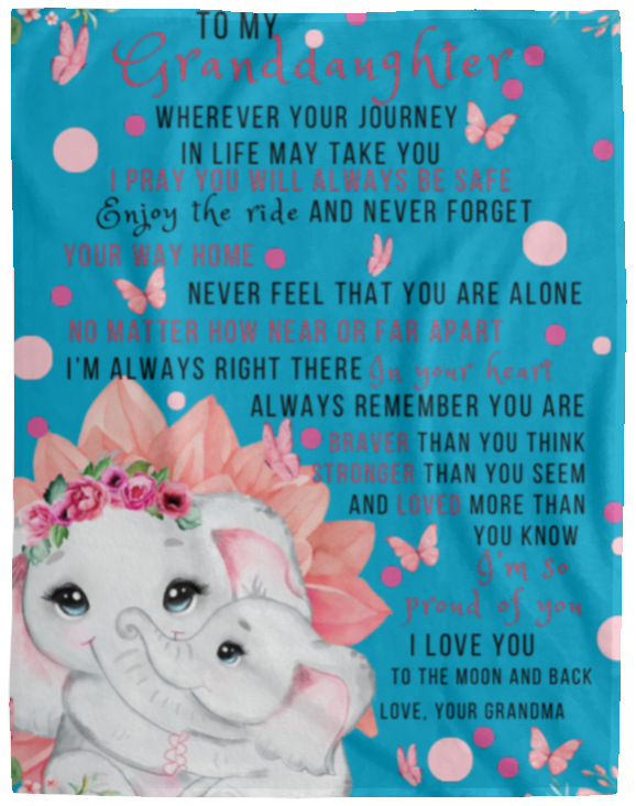 Forever Grandmas Love Fleece Blanket