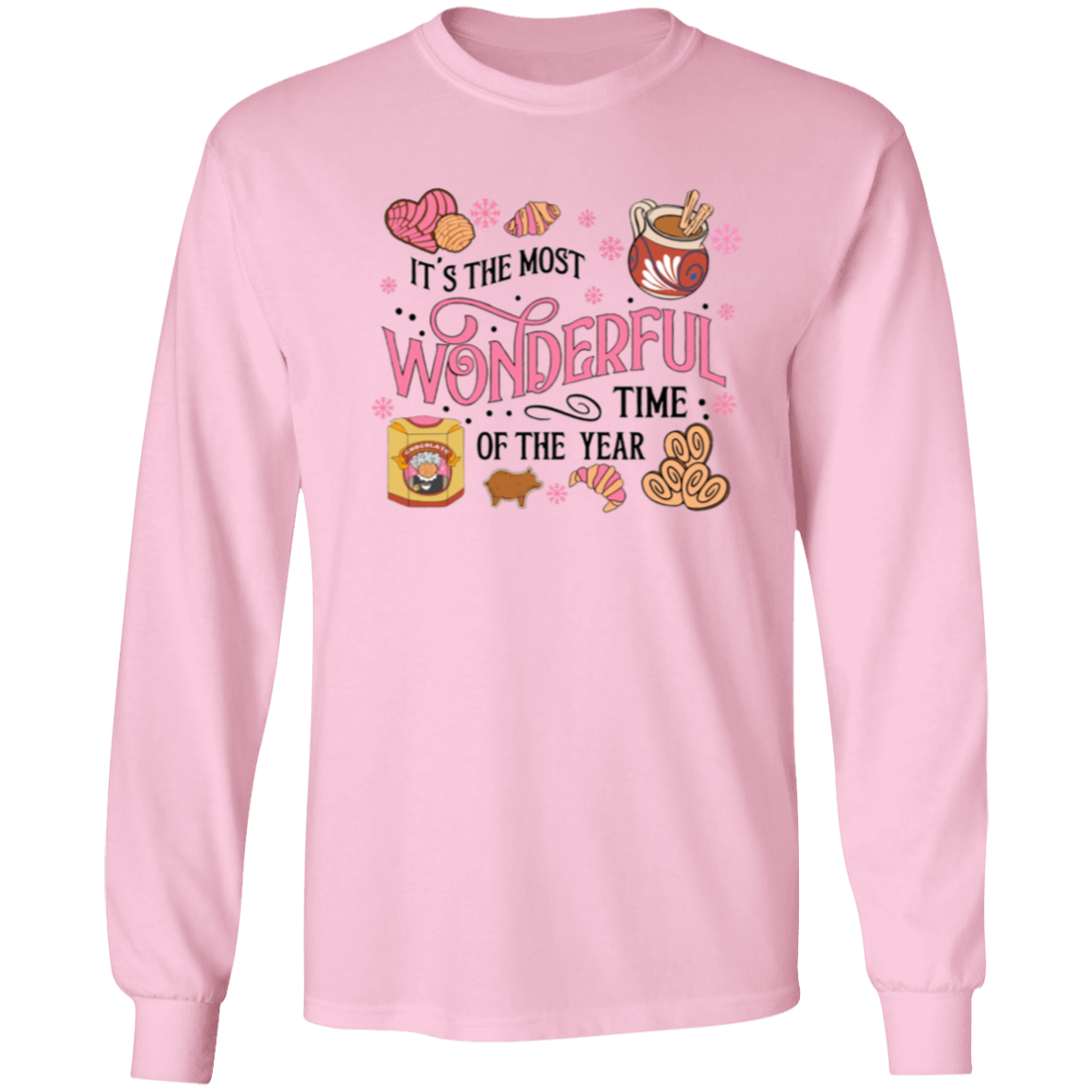 Sweet Vibes: Pan Dulce y Chocolate LS T-Shirt