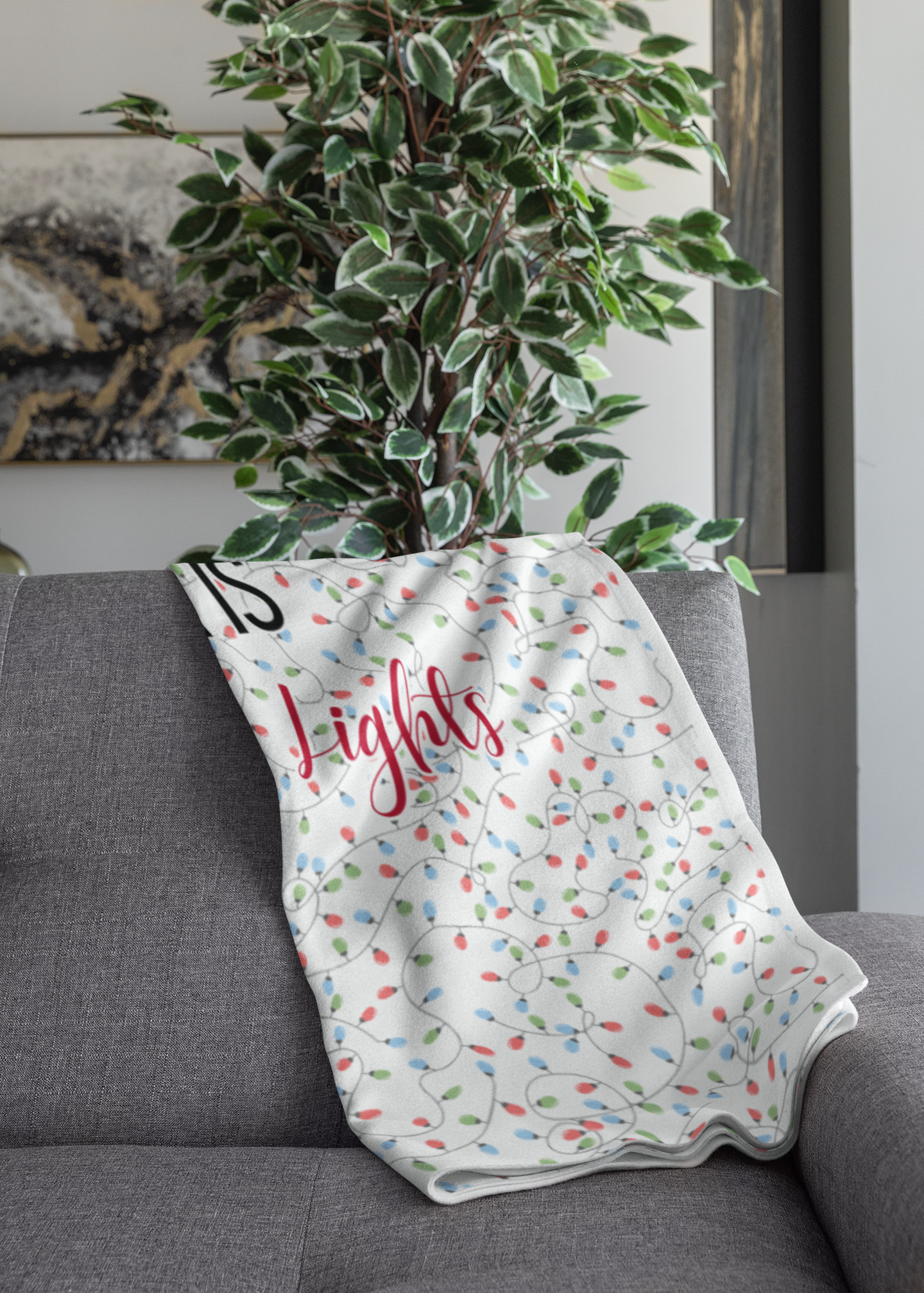 My Favorite Color Sherpa Blanket