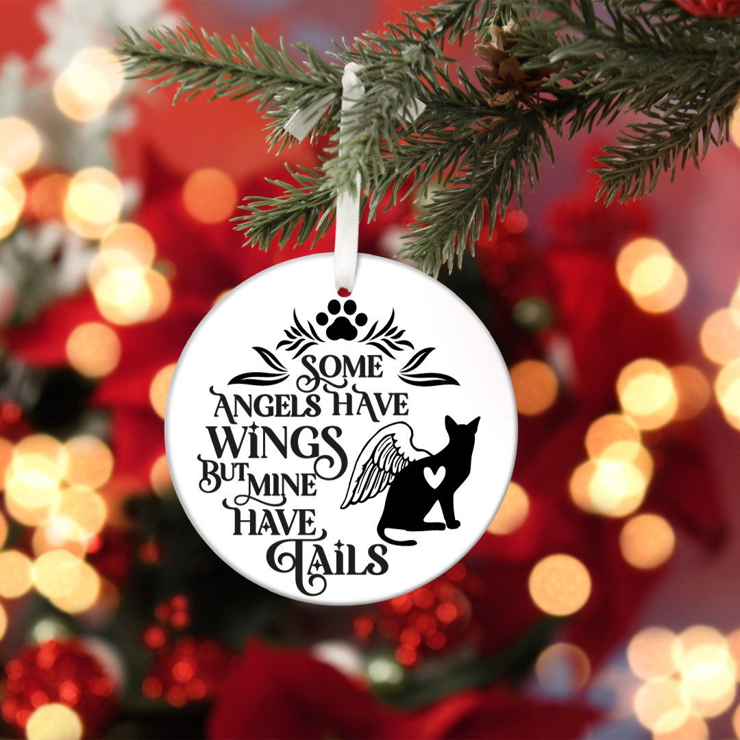 Cat Memorial Circle Ornament