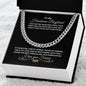 To My Handsome Boyfriend| Cuban Link Chain