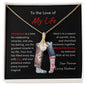 To The Love Of My Life Alluring Beauty Necklace