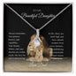 To My Beautiful Daughter Alluring Beauty Necklace