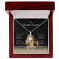 To My Beautiful Daughter Alluring Beauty Necklace