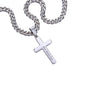 To My Handsome Boyfriend| Cuban Chain with Artisan Cross Necklace