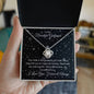 To My Beautiful Girlfriend Love Knot