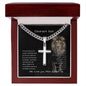 Dearest Son Cuban Link Cross Chain