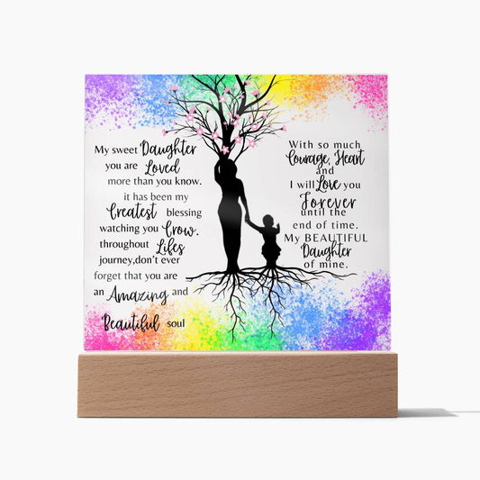 My Sweet Daughter| You are loved more than you know| Night Lamp