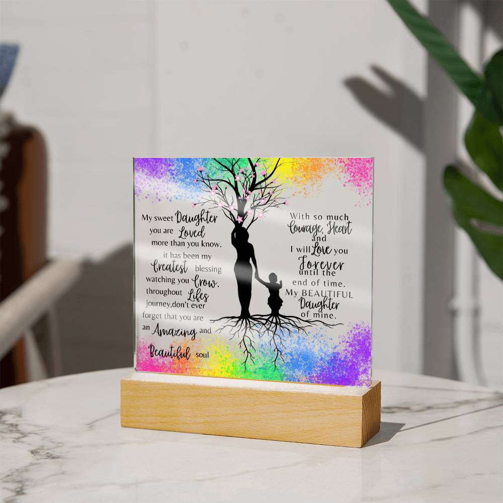 My Sweet Daughter| You are loved more than you know| Night Lamp