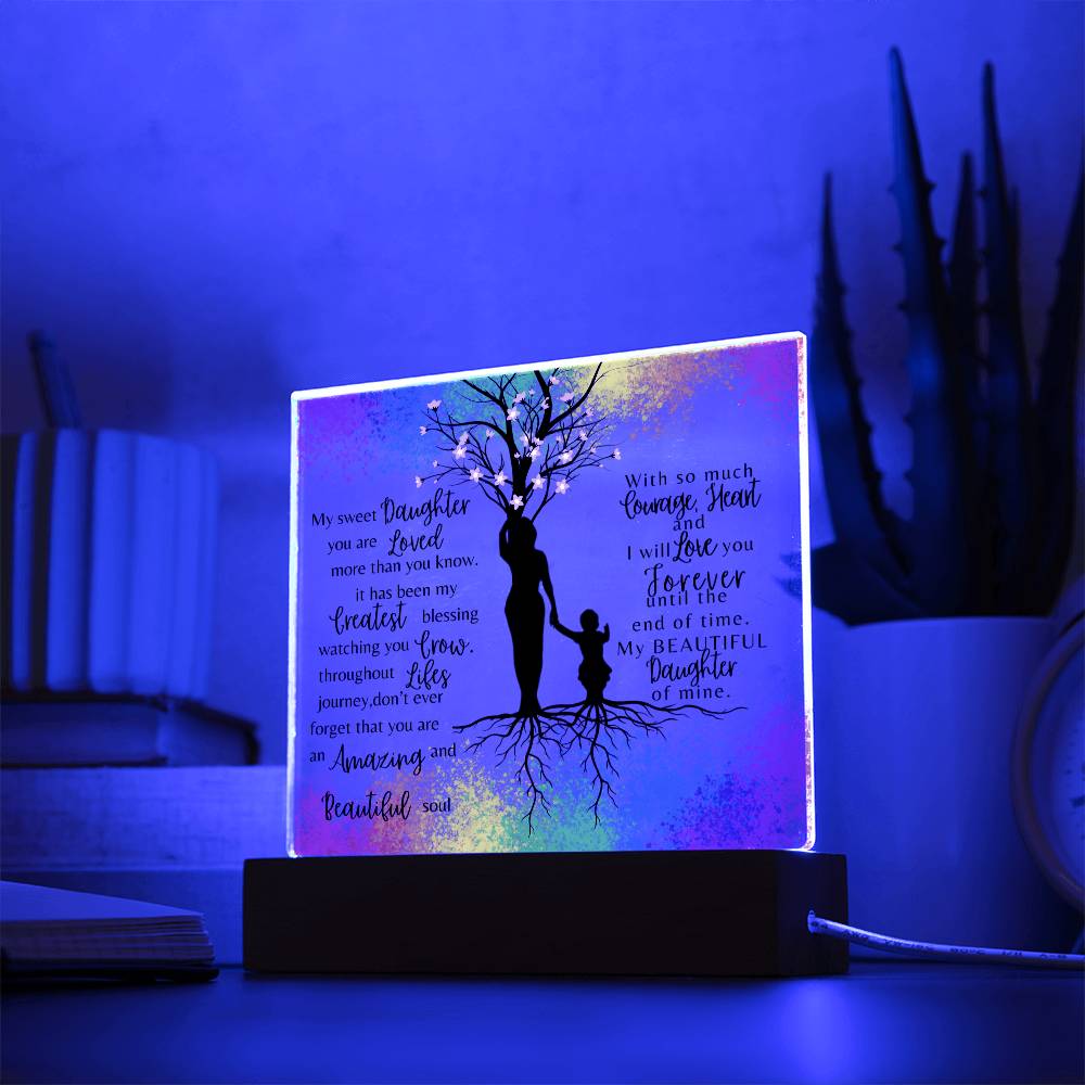 My Sweet Daughter| You are loved more than you know| Night Lamp