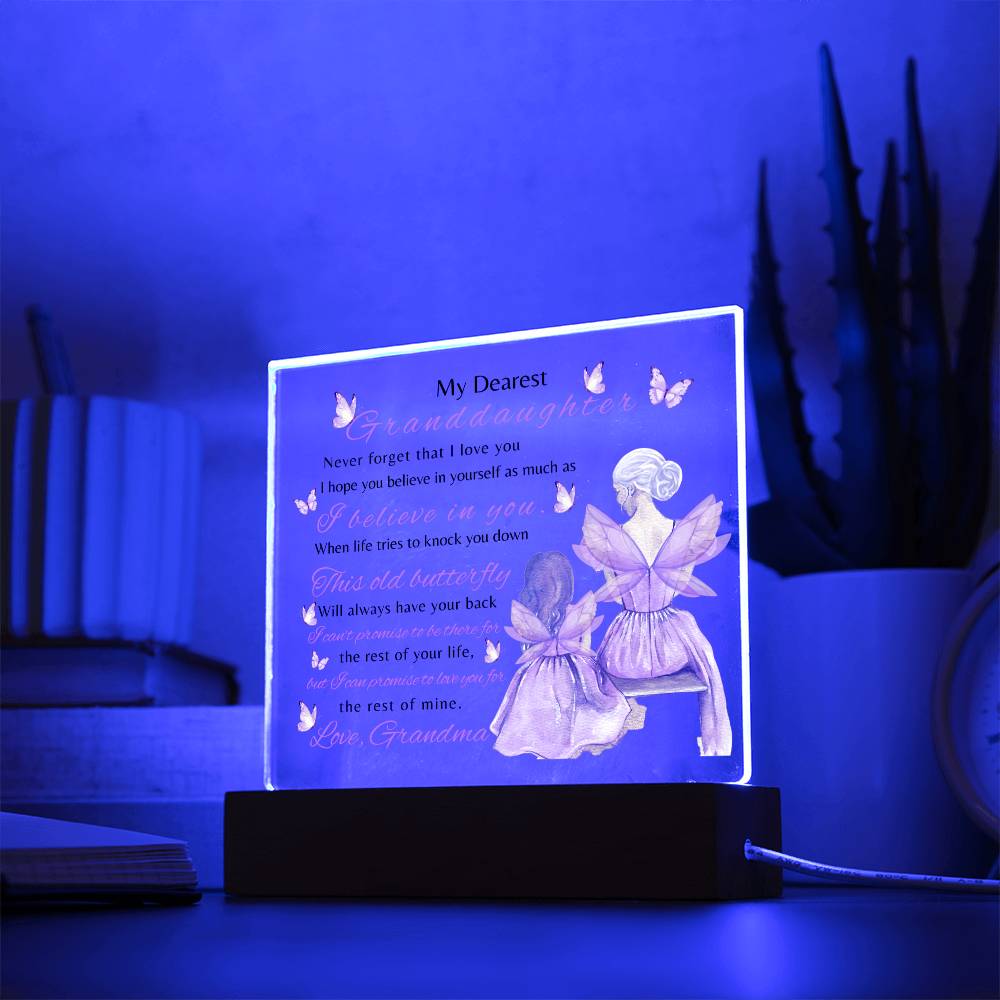 To My Dearest Granddaughter| Never Forget| Night Lamp