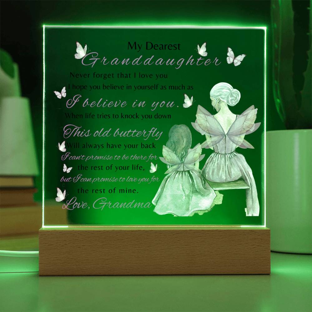 To My Dearest Granddaughter| Never Forget| Night Lamp