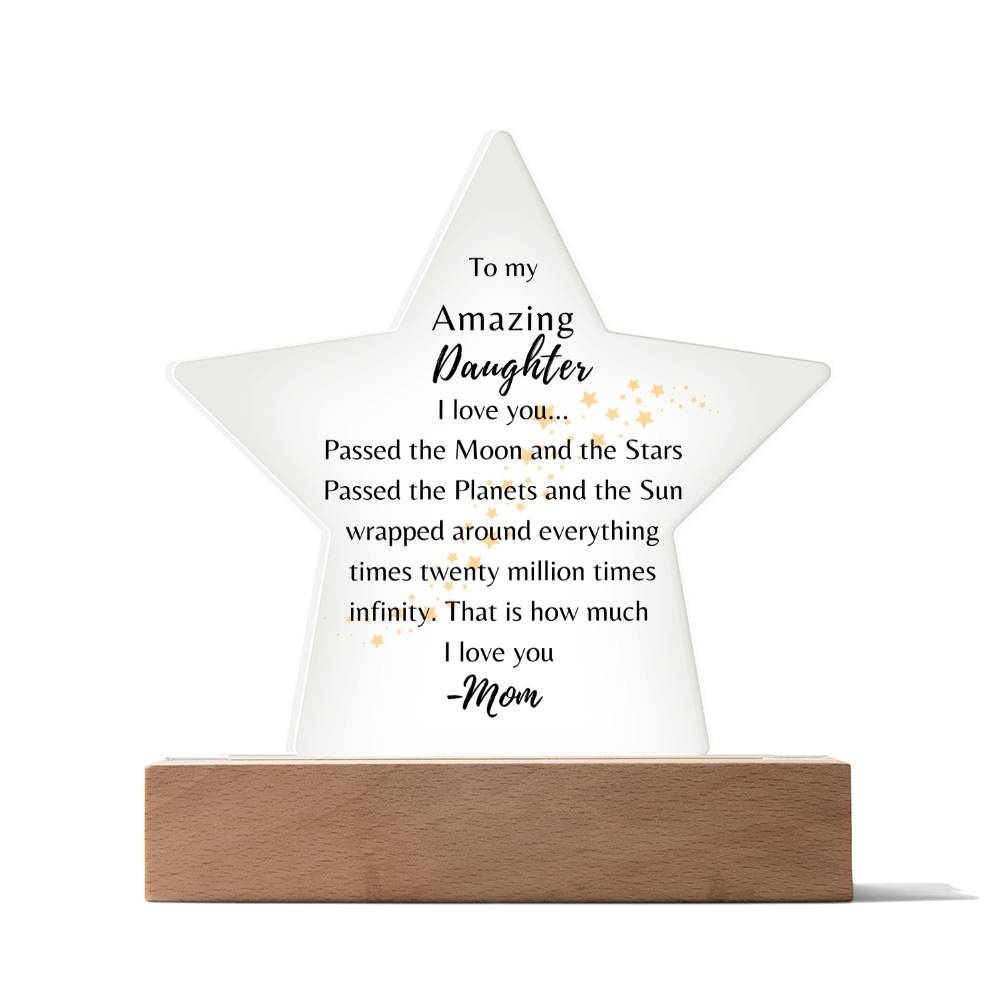 To My Amazing Daughter| Night Lamp