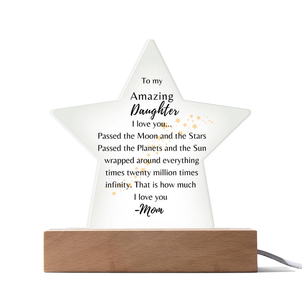 To My Amazing Daughter| Night Lamp
