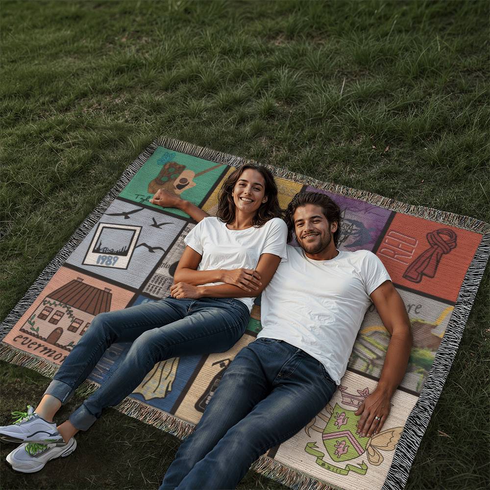 Eras with Crest Woven Blanket