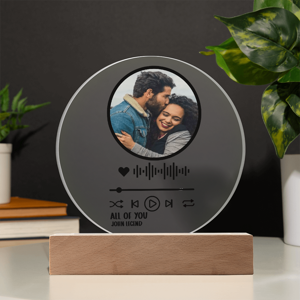 Music player plaque