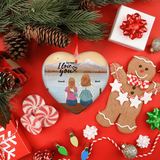 Always in My Heart Ceramic Heart Ornament