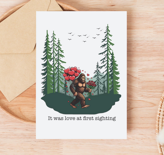 Love at First Glance – Mythical Forest Greeting Card