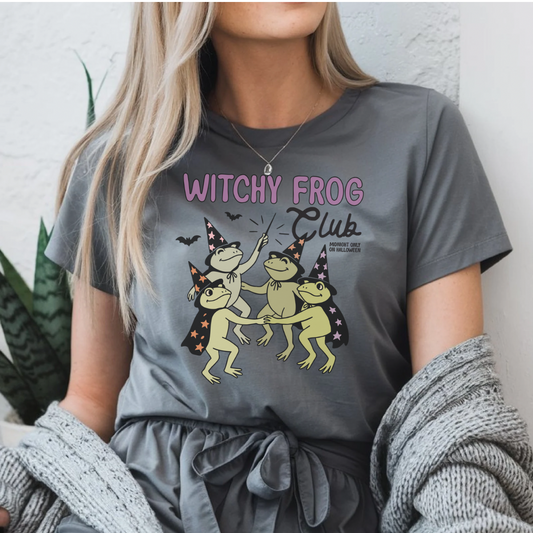 Cute Witchy Frog Shirt