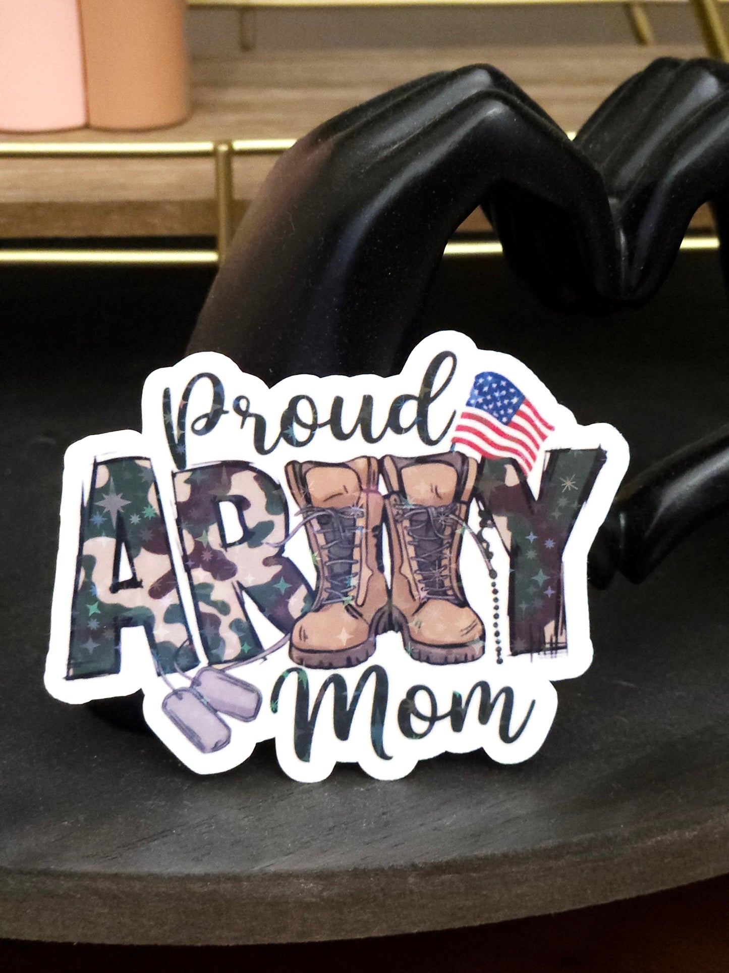 Proud Army Mom Sticker