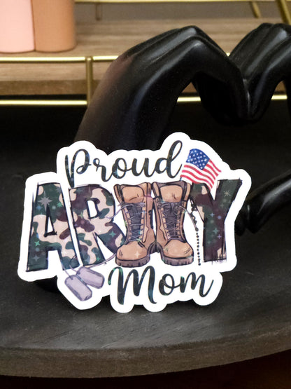 Proud Army Mom Sticker