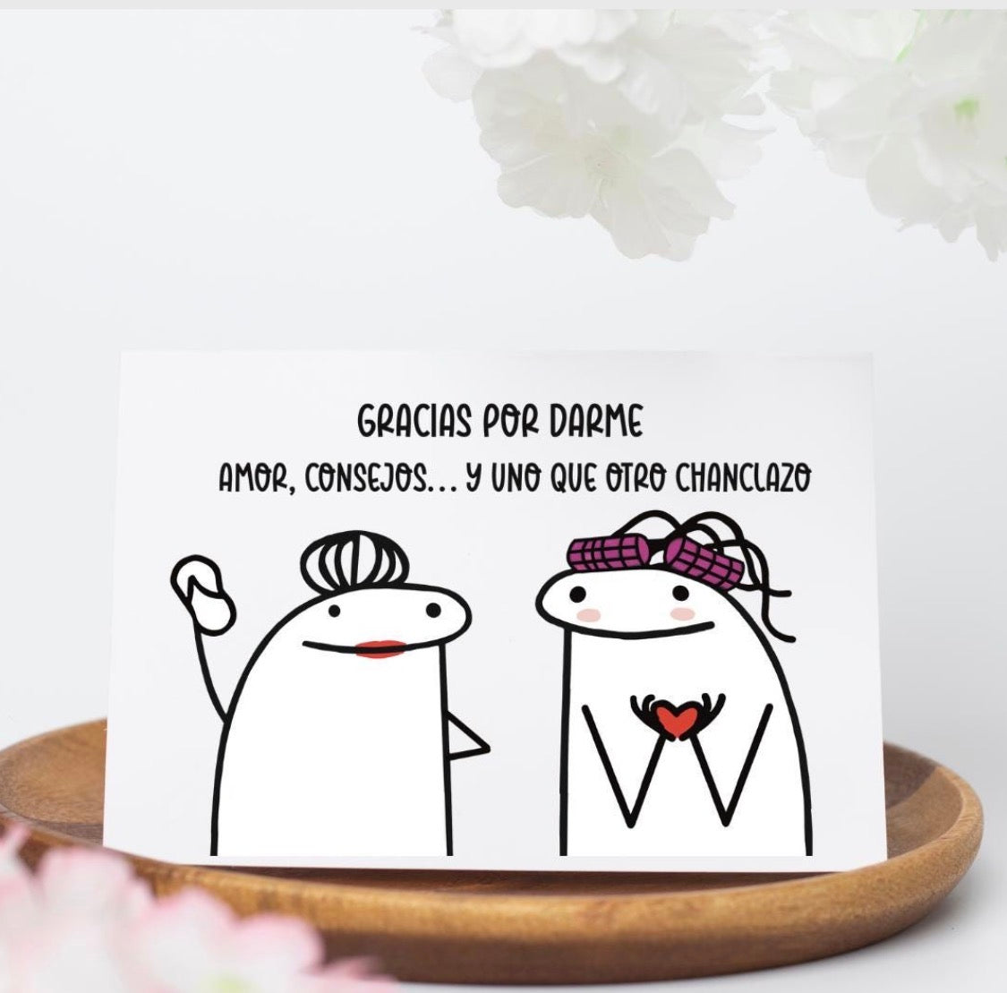Funny Spanish Mother's Day Card: Gracias por el Amor y los Chanclazos
