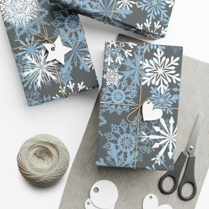 Snowflake Gift Wrap Paper