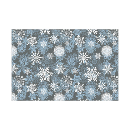 Snowflake Gift Wrap Paper