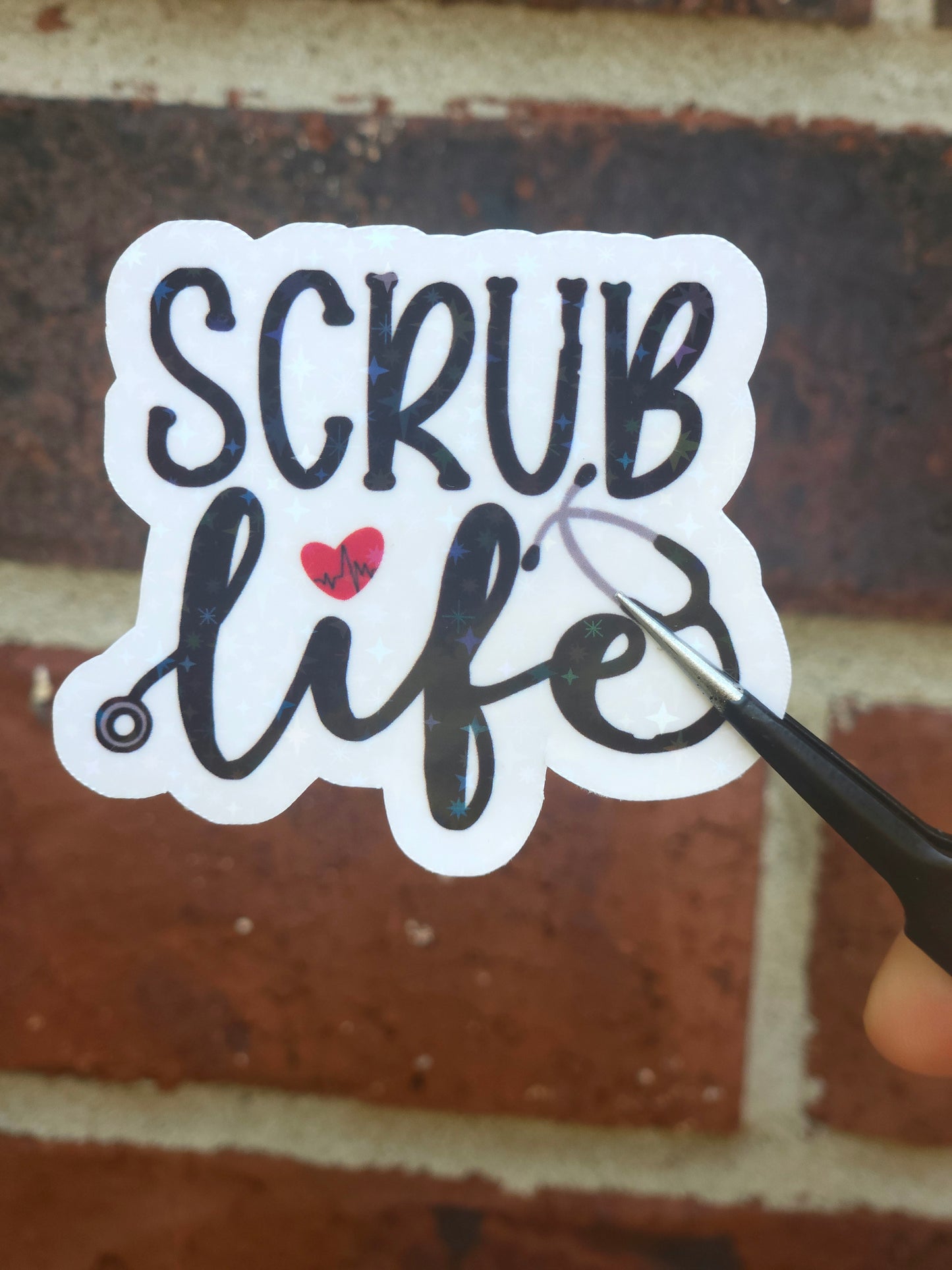 Scrub Life Sticker