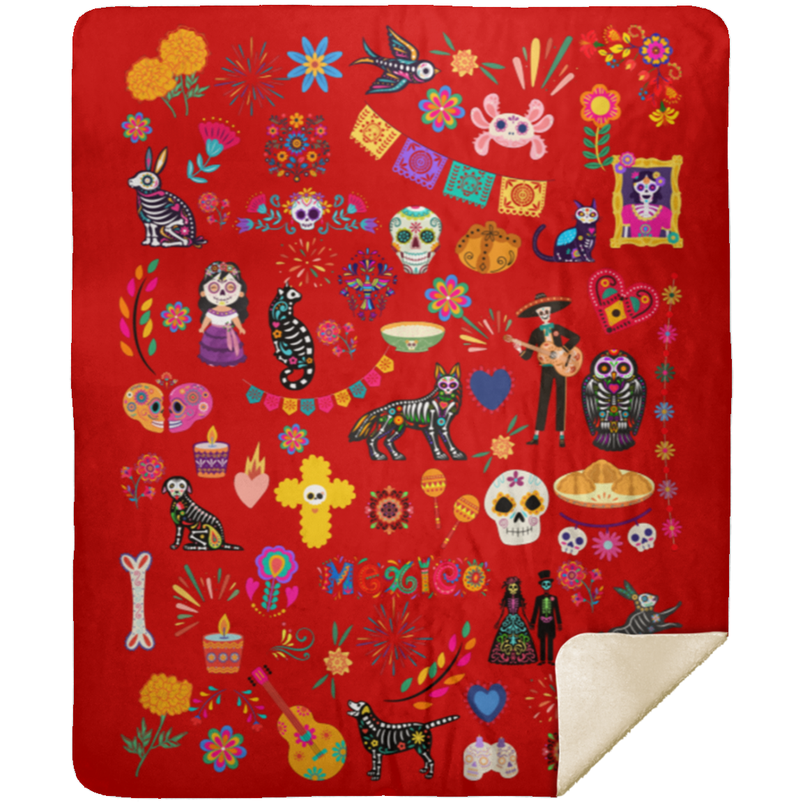 Eternal Fiesta Sherpa Blanket