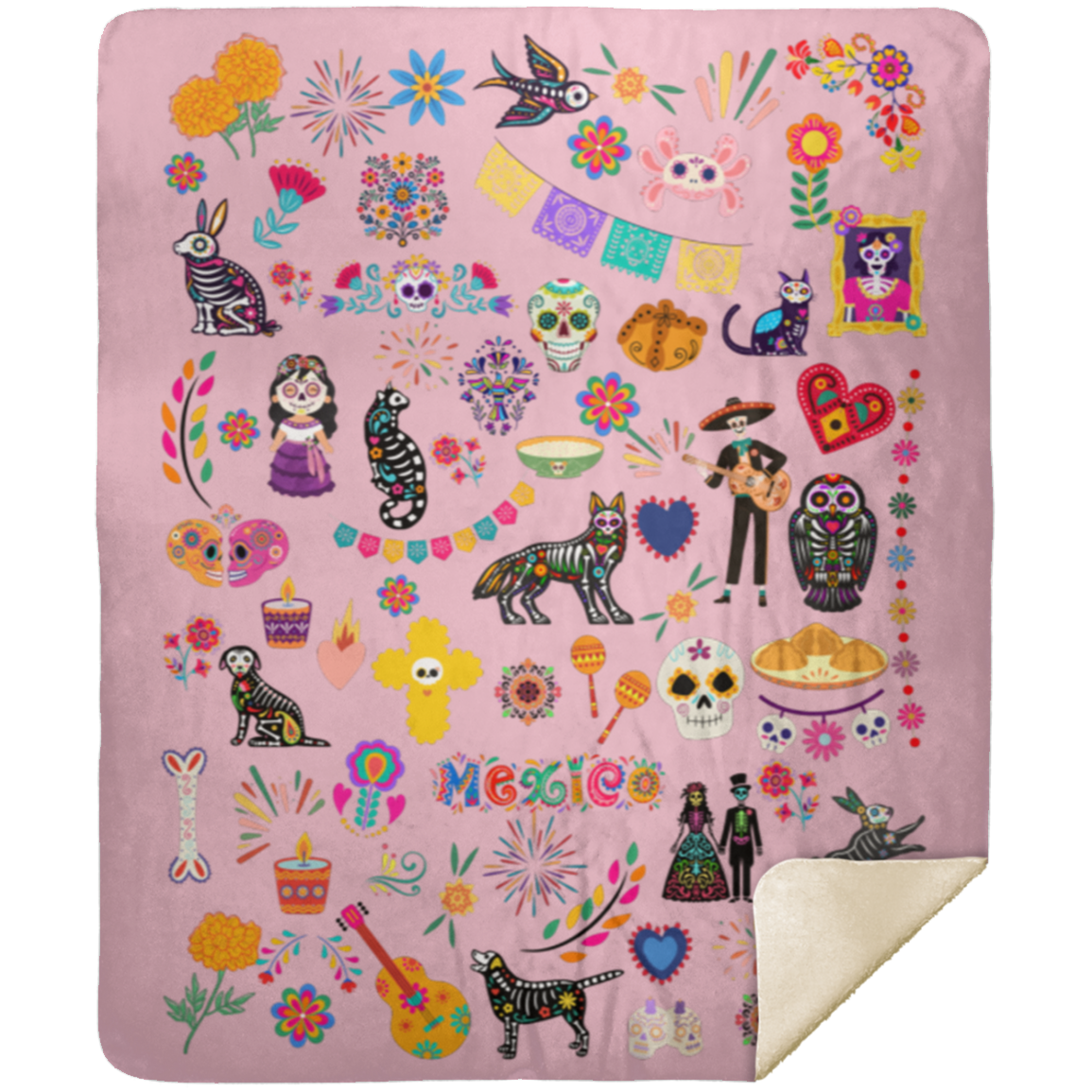 Eternal Fiesta Sherpa Blanket